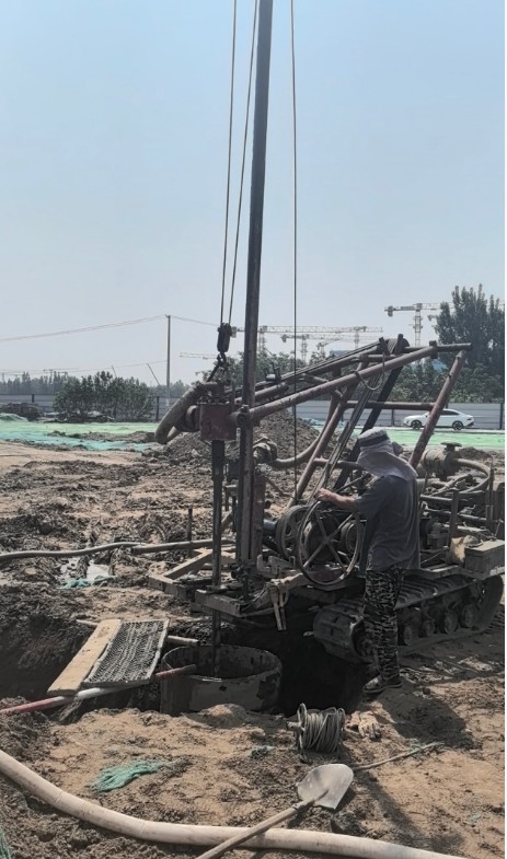 洛阳西工区工地打井